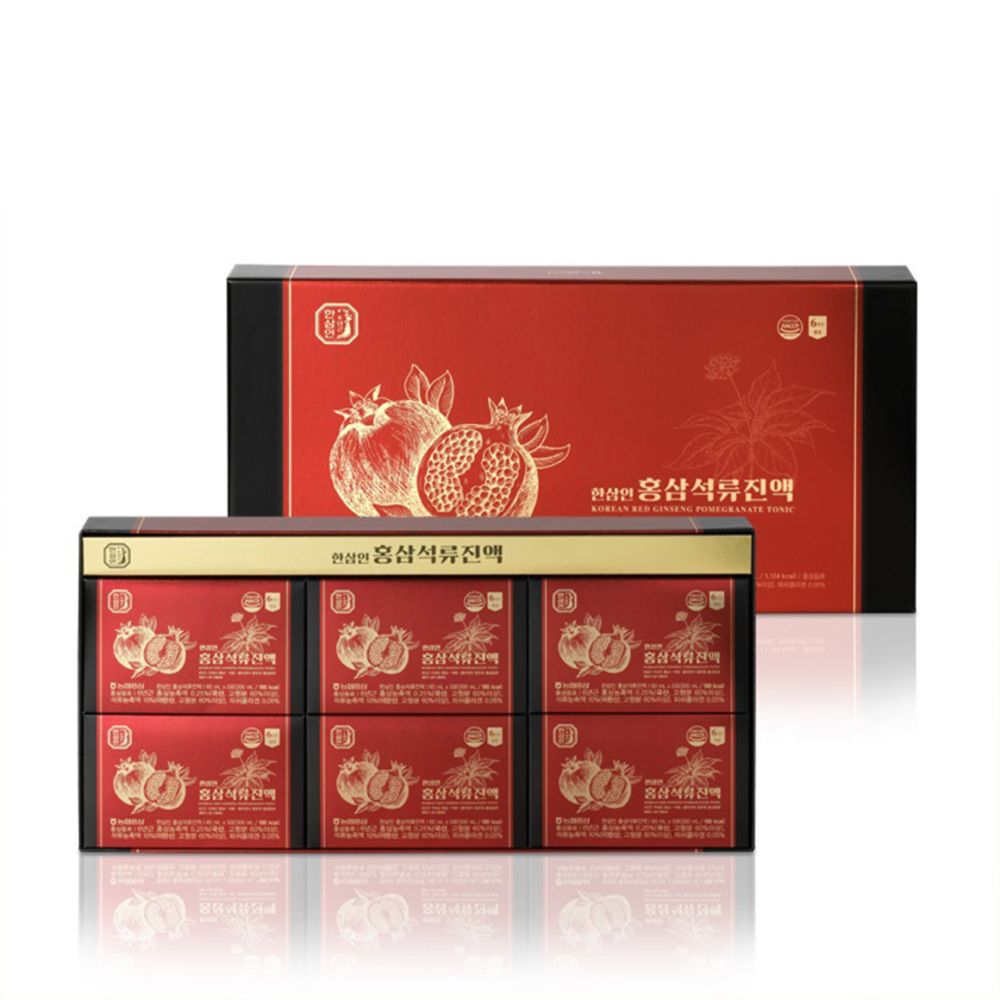 [NH Red Ginseng Hansamin] Red ginseng pomegranate extract 60ml x 30 bags_Recovery of fatigue and skin care_Made In Korea